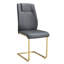 Ensemble de 4 chaises de salle à manger Gold Leg