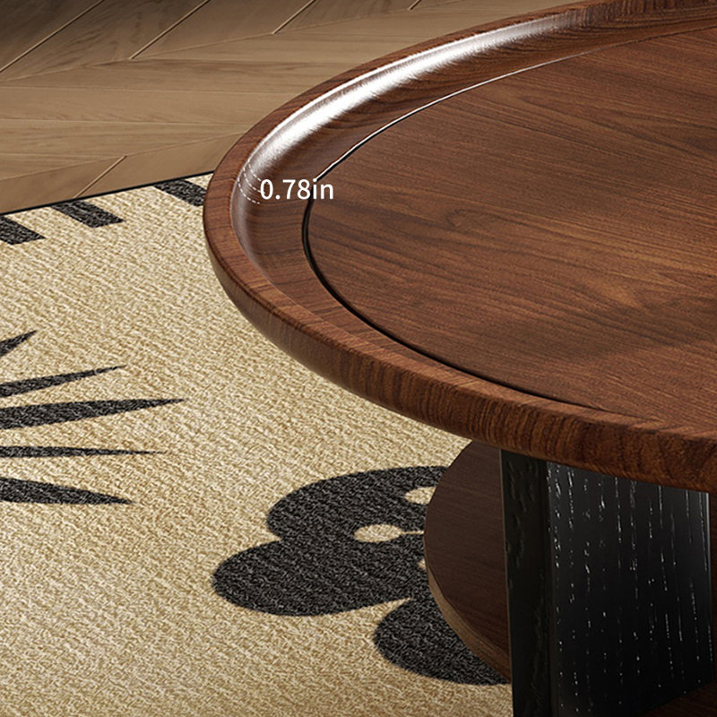 Table basse Retro, Brun