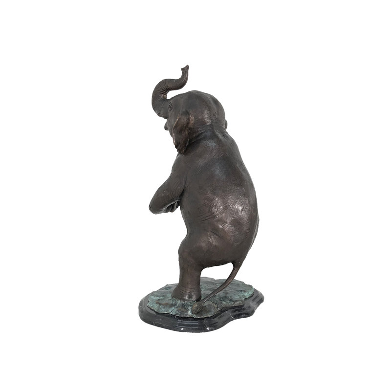 Elephant Bronze Garden Statue
