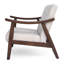 Chaise de style Mid-Century moderne avec revêtement beige et brun foncé-1880074358