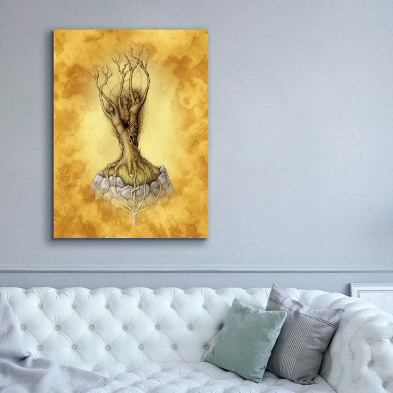 Toile épique Graffiti «Sœurs du bois» par Art and a Little Magic, 12 po x 16 po, H 54 po x l 40 po x P 1,5 po
