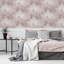Papier peint floral rose Lena