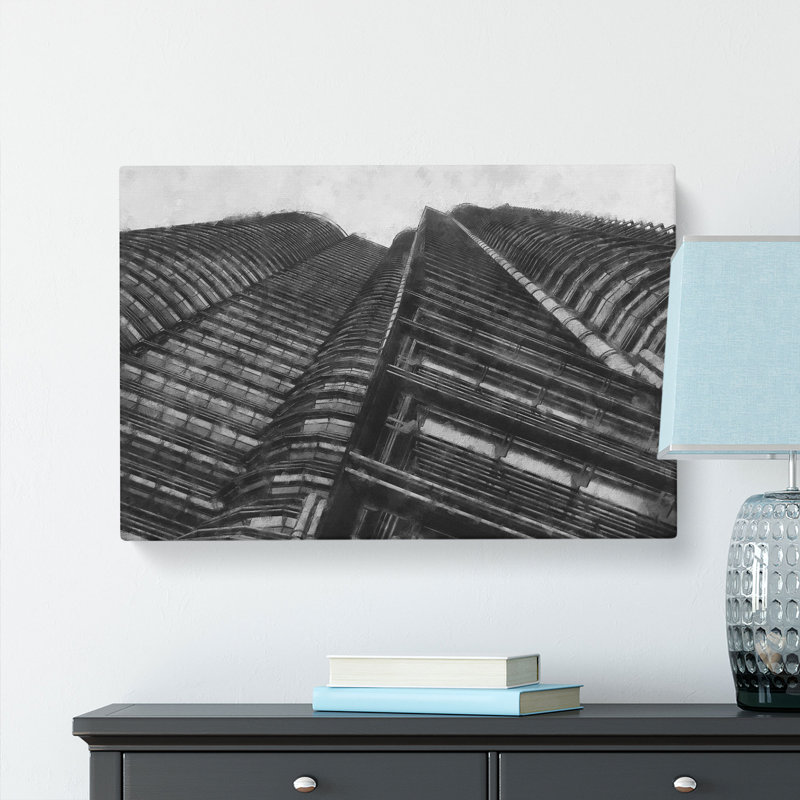 Petronas Towers Kuala Lumpur - Wrapped Canvas, 40cm H x 60cm W x 3cm D