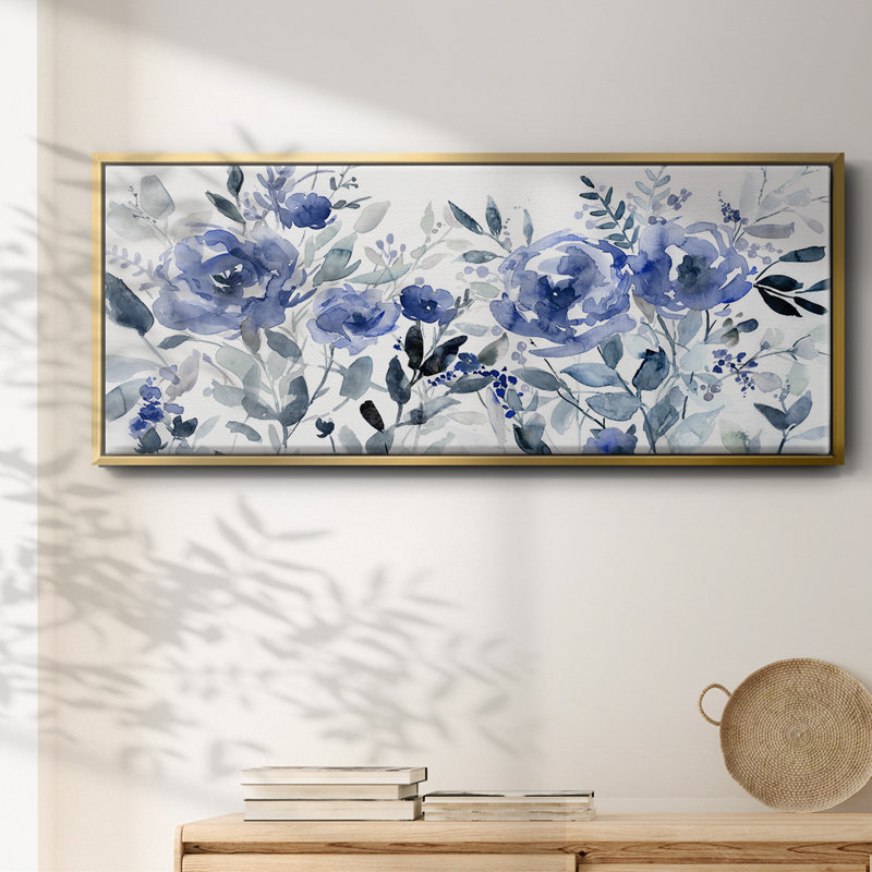 Painters Field of Flowers - Toile encadrée, H 8 po x l 20 po