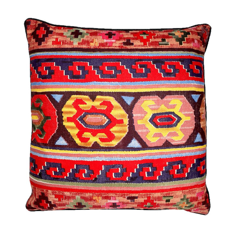 Coussin Muskoka Ikat, Polyester/ Bourre en polyester