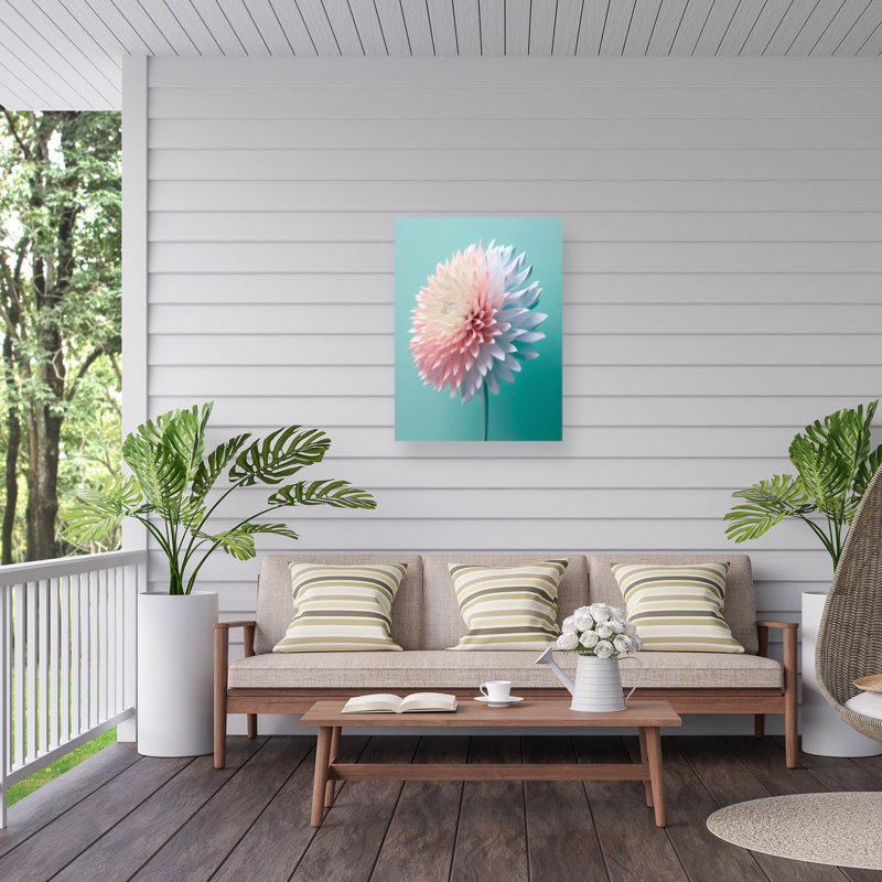 Incado Pink Bliss Outdoor  Canvas, H 14 po x l 19 po
