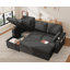 L Shaped Sofa Sleeper & Chaise-1585294638