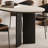 Simple and elegant rectangular dining table-348918561