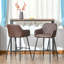 Dray Upholstered Counter Stool with Metal Frame