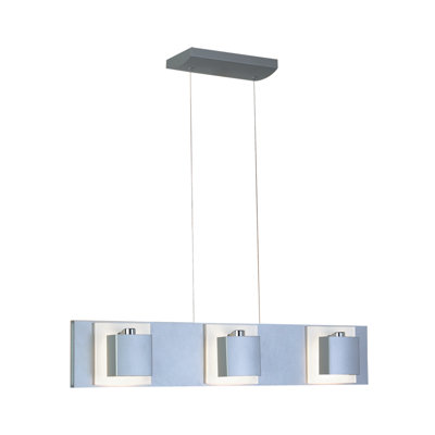 6 - Light Silver Kitchen Island Pendant
