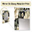 Motif victorien contemporain Lacey - motif floral - miroir mural floral-1955020609