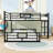 Ardeha Twin Over Full Metal Bunk Bed With Guardrails-208601008