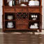 American-Style All-Solid Wood Integrated Wall-To-Wall Pantry, Home Dining Room Cupboard.