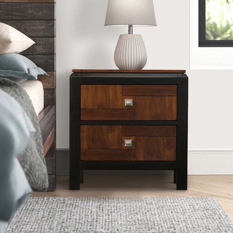 Kippar 24'' W Solid Wood Nightstand