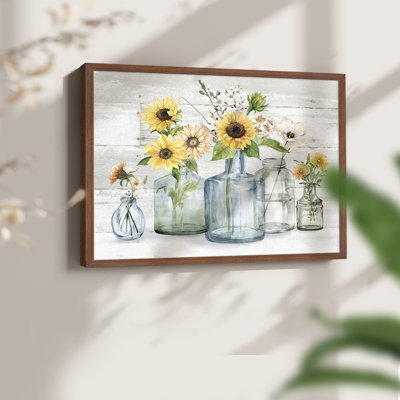Tournesol Extravaganza - Impression encadrée - Restickable