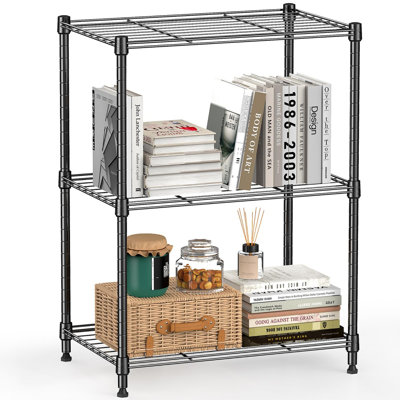450 lbs Steel Storage Shelving 3-Tier Utility Shelving Unit