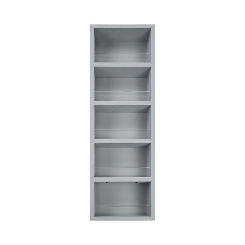 Celebrity Wall Wood Spice Rack, Brown