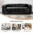 Beatryce 80" Genuine Leather Tuxedo Arm Sofa-1586809100