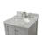 Amyra 24'' Single Bathroom Vanity with Marble Top-681752833