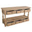 Console en bois massif 63 po Clarkston
