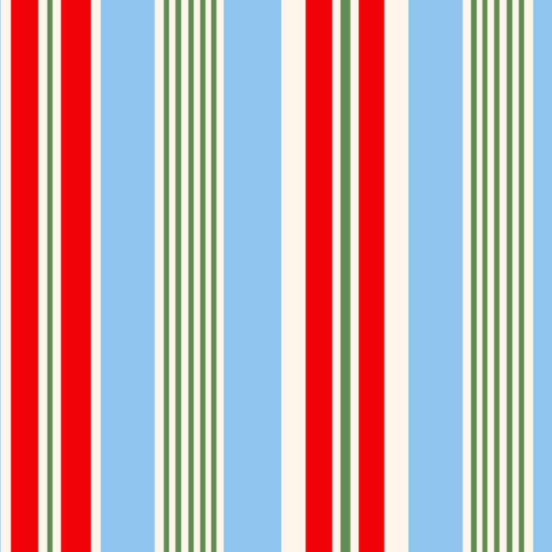 22" x 44" Outdoor Chair Cushion with Ties and Loop, Rolland Stripe Opal