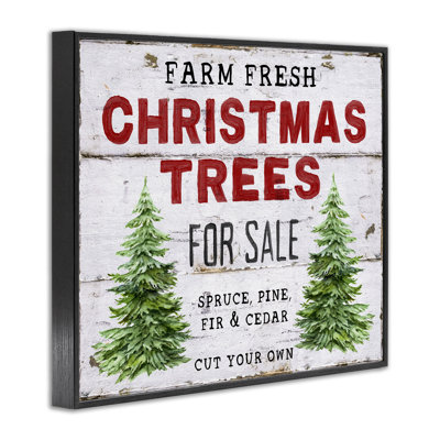 Arbres de Noël à vendre, estampe numérique par Creatif Belle