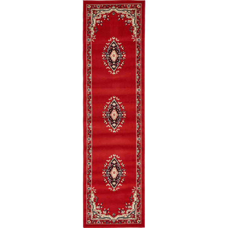 Charlie Oriental Red Area Rug