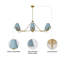 Luminaire suspendu 6 lumières bleu-539098796