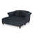 100% polyester gris anthracite