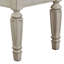 Banc rembourré en bois