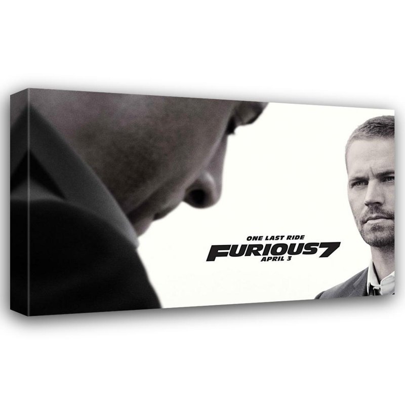 Fast and Furious 7, 11" H x 18" W