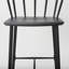 Tabouret en métal noir L 21,3 po l 21,3 po Loriana-70777278