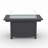 Cortina 25"(H) x 45"(W) Rectangle Fire Pit Table with Aspen Rock-Swivel Chair, (5-Piece)-93671264-101288187