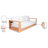 Gazel 87'' Wide Teak Patio Sofa with Cushions-86504302