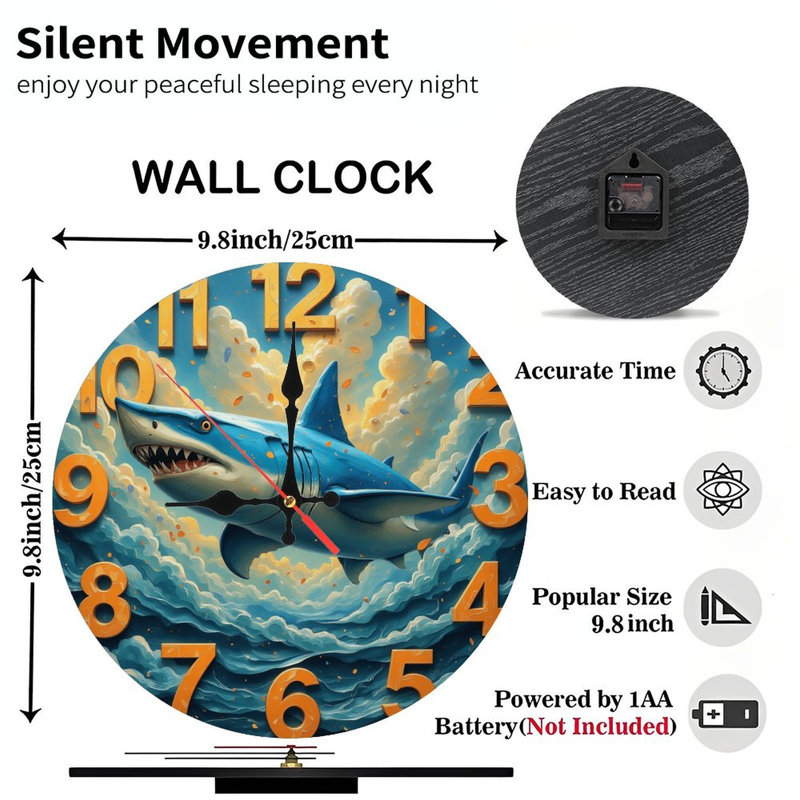 Horloge Shark Ocean
