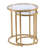 Luquantra Glass Top Nesting Tables