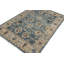 Tapis rectangulaire unique de 9 pi 1 po x 11 pi 10 po bleu