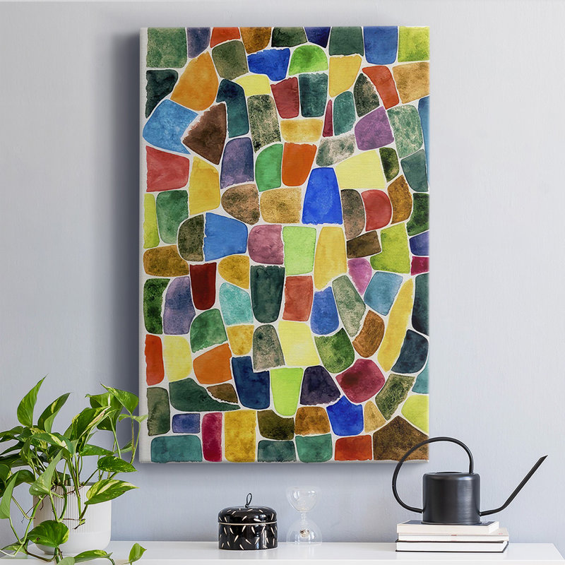 Colourful Walkway II, reproduction d'art sur toile, H 48 po x l 32 po