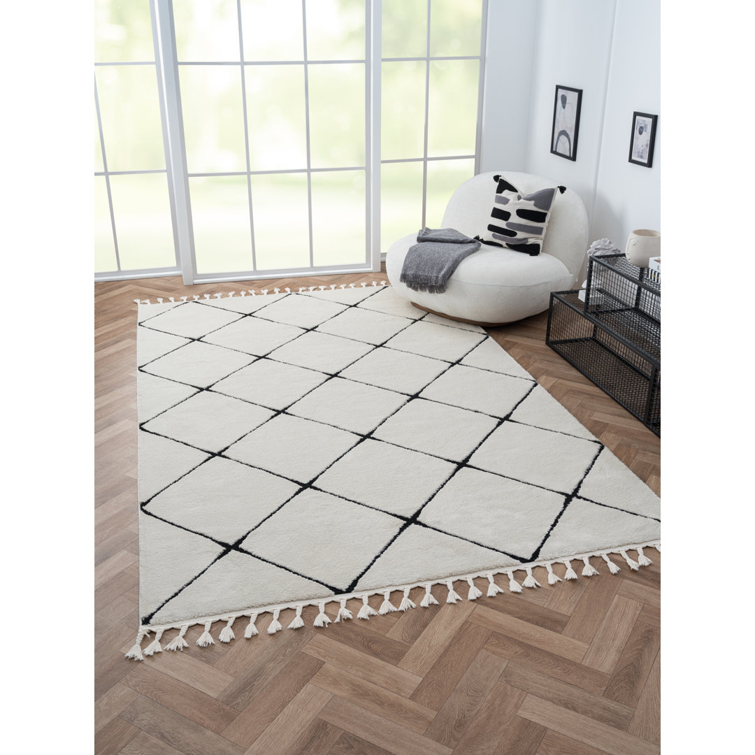 Teppich Illumina Tapis weiß