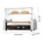 VEVOR Hot Dog Roller with Glass Lid