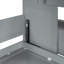 Lit escamotable double sur double avec lève-personne hydraulique et conception de bureau