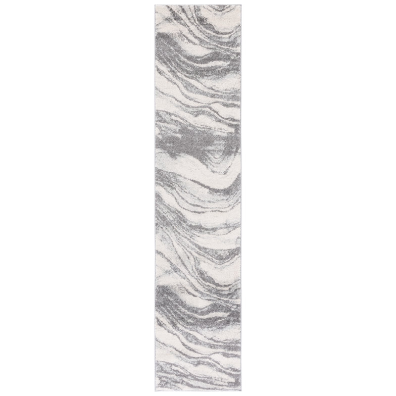 Shelvey Performance Abstract Rug, Runner 2' x 9'