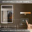 Miroir de salle de bain mural en cristal poli à intensité variable avec miroir à DEL à intensité variable de 24 po x H 36 po Flicker-1380240215