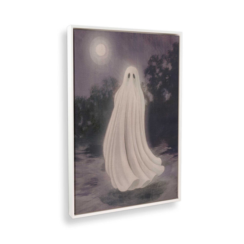 «Floating in the Forest I» par Grace Popp, reproduction d'art sur toile, H 24 po x l 36 po, Blanc