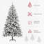 Arbre de Noël artificiel pin enneigé 7,5 pi de hauteur-179422945