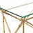 Frayia 27'' Glass Top Console Table