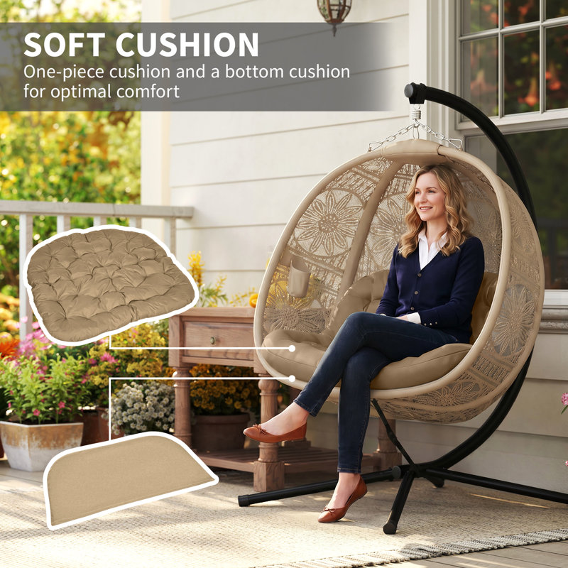 Hruby Hanging Chair with Stand