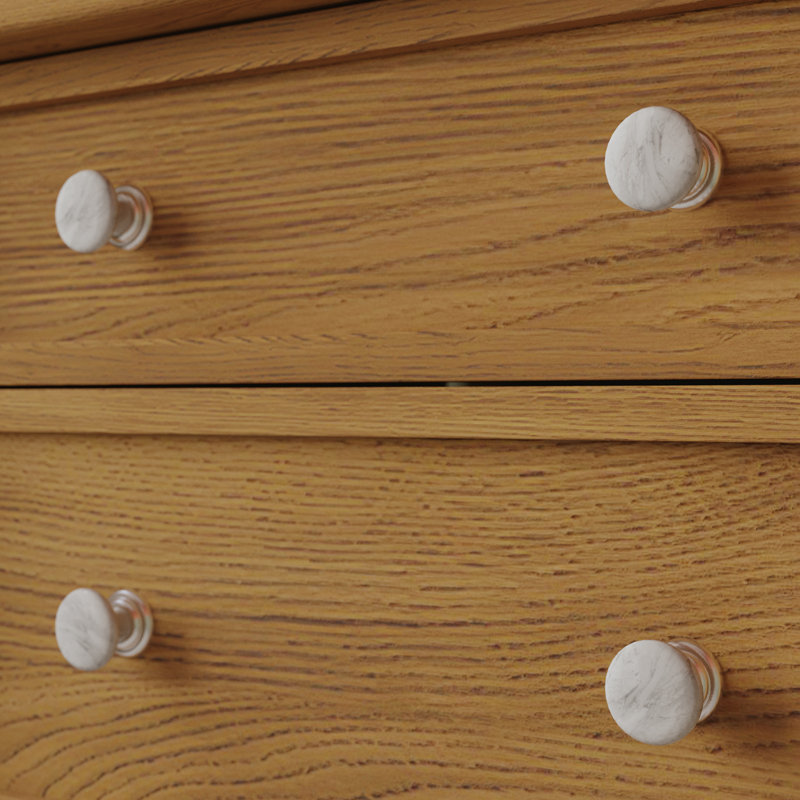 Juliette Bathroom Vanity, Enhanced Natural Oak, 34" H x 24" W x 20" D