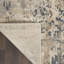 Tapis beige tissé à la machine 9 pi x 12 pi