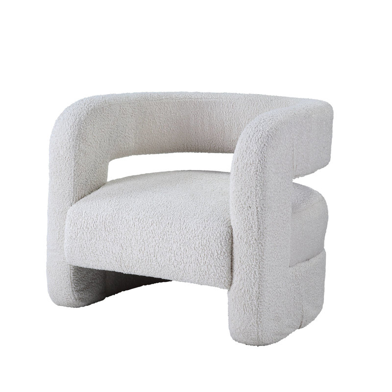 Chaise blanche avec rembourrage en mousse - offre un fauteuil de confort supérieur pour une assise confortable qui répond à vos besoins quotidiens